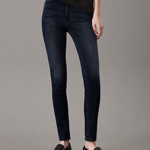 calvin rucker jeggings skinny Women's Dark Blue Jeans 27 Short